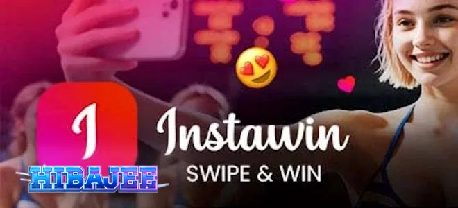 Instawin গেমের পোস্টকার্ড স্টাইল ইন্টারফেস এবং সোয়াইপ মেকানিক
